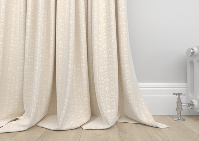 Rolling Hills Velvet, Natural - Made to Measure Curtains - Image 6